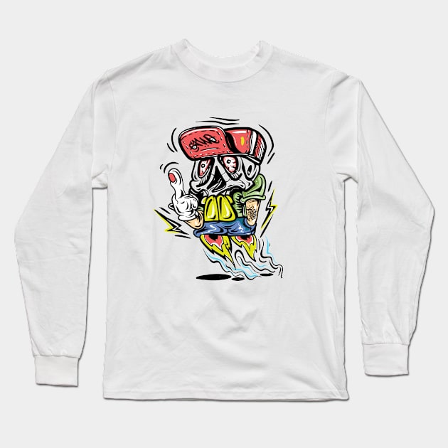 ghost Long Sleeve T-Shirt by JunkJosh